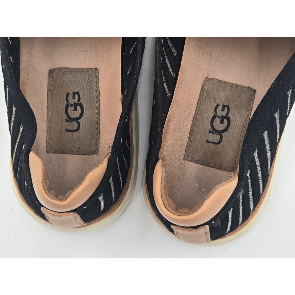 UGG Sammy Breeze Womens 6.5 Black Slip On Knit Casual Shoes - Picture 8 of 8